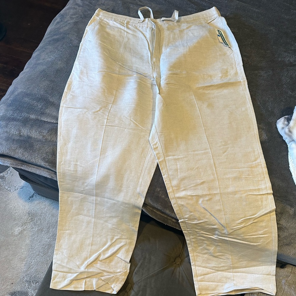 Cubavera Men's Light Beige Chinos